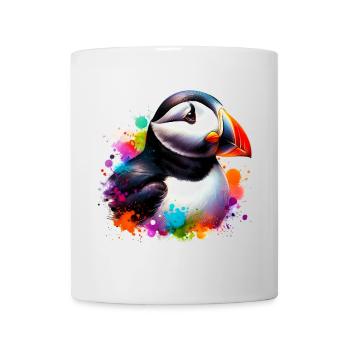 Papageitaucher - Tasse - Weiß - Vorne