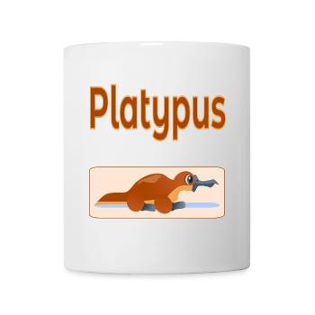 Schnabeltier Australien - Tasse - Weiß - Vorne