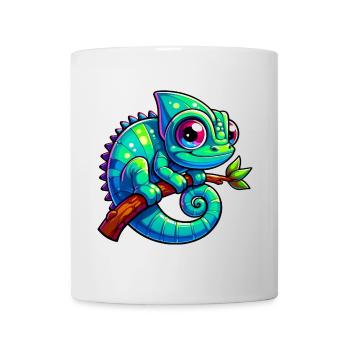 Caméléon - Mug blanc - blanc - Devant