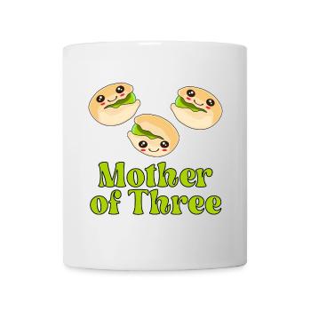 MOTHER OF THREE - PISTACHIO KIDS - Mug - white - Front