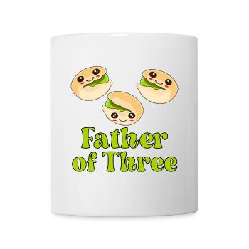 Father of Three - Baby Pregnancy - Mug - white - Front
