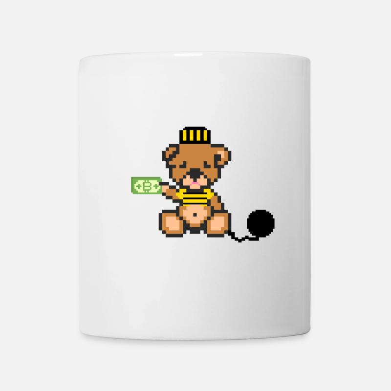 Pixel Bear Prisoner - Mug blanc - blanc