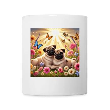 Sky-Shifting Pug Dog Lovers Design - Mug - white - Front
