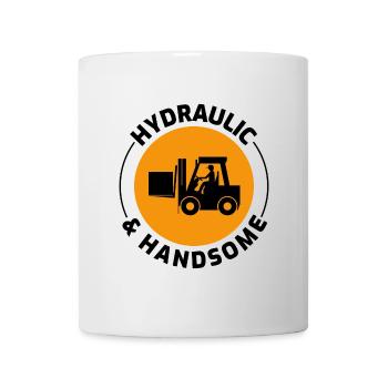 Forklift Operator Heavy Equipment Driver Funny - Mug - white - Front
