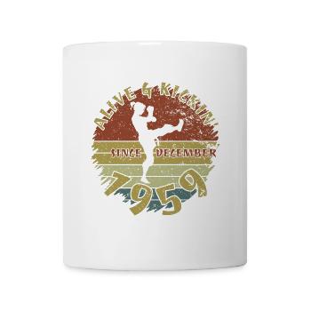 65. Geburtstag Vivant depuis 12/1959 - Mug blanc - blanc - Devant