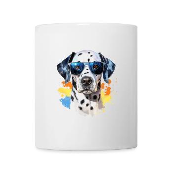 Dalmatian with sunglasses - Mug - white - Front