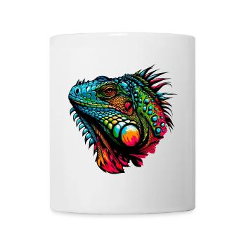 Leguan - Tasse - Weiß - Vorne