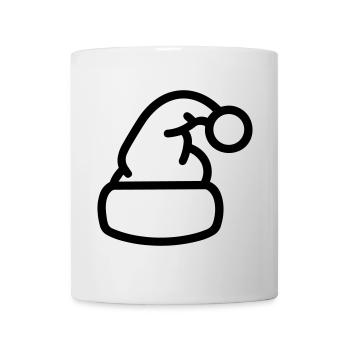 Christmas hat - Mug - white - Front