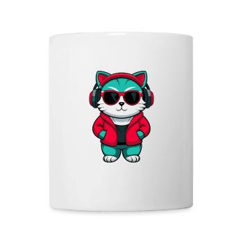 Bambino Katze Rasse Cartoon Kawaii Tier Haustier - Tasse - Weiß - Vorne