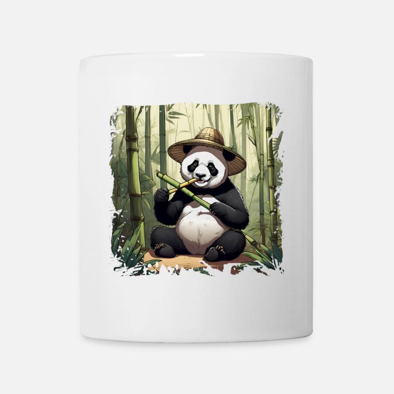 Panda mange ! - Mug blanc - blanc