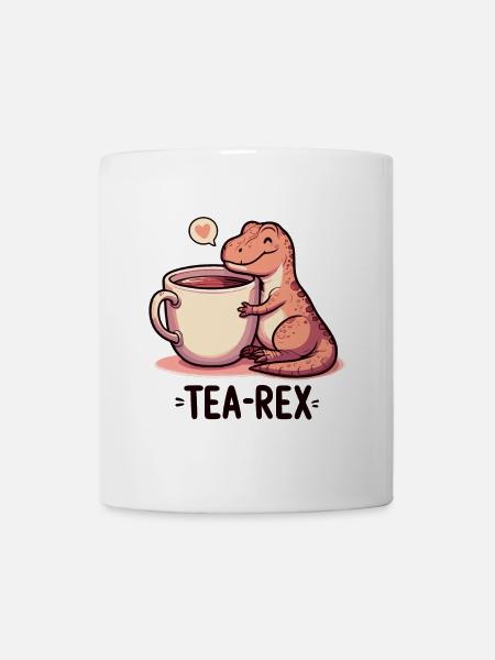 Tee Rex Tee-Rex Teetrinker Geschenk - Tasse - Weiß