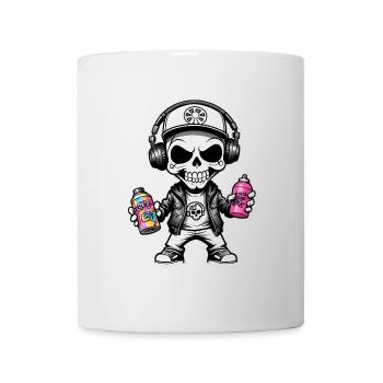 Graffiti Sprayer - Tasse - Weiß - Vorne