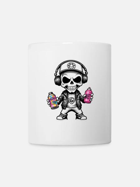 Graffiti Sprayer - Tasse - Weiß