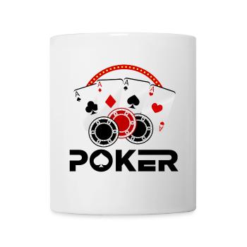 poker, play poker, poker player - Mug - white - Front