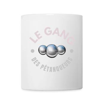 pétanque, pétanqueur, jouer à la pétanque - Mug blanc - blanc - Devant