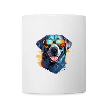 Labrador with sunglasses - Mug - white - Front