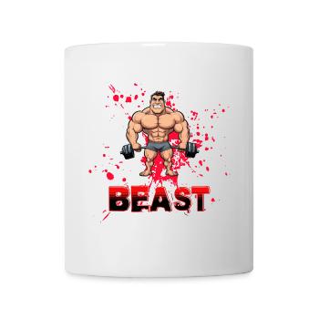Bête - Mug blanc - blanc - Devant