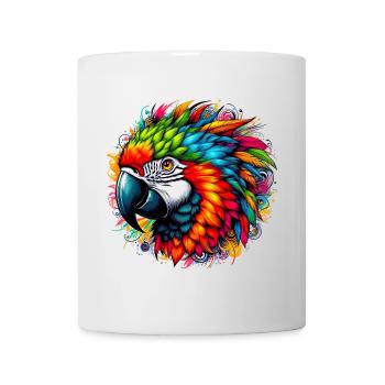 Perroquet - Mug blanc - blanc - Devant