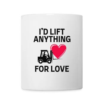 Forklift Operator Driver Valentine’s Day Funny - Mug - white - Front