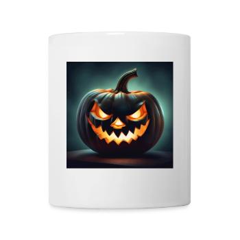 halloween, citrouille, monstre - Mug blanc - blanc - Devant