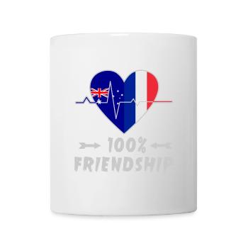 L'Australie et la France : une amitié à 100 % - Mug blanc - blanc - Devant