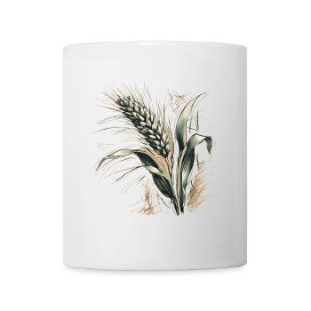 Eine Weizen-Ähre - Tasse - Weiß - Vorne