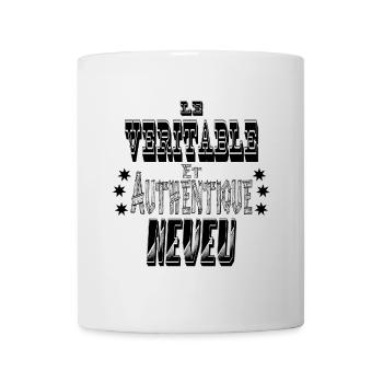 Le Véritable et Authentique Neveu - Mug blanc - blanc - Devant