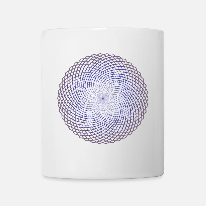Lotus des Lebens - Tasse - Weiß