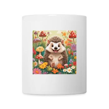 Igel, Baby, Kind, Neugeborenes - Tasse - Weiß - Vorne