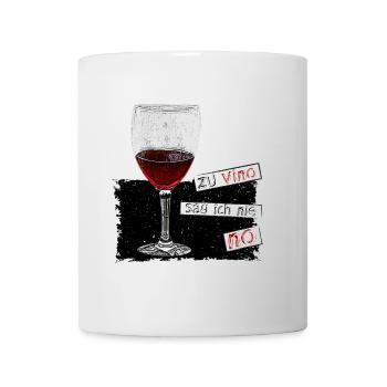 I never say NO to Vino - Mug - white - Front