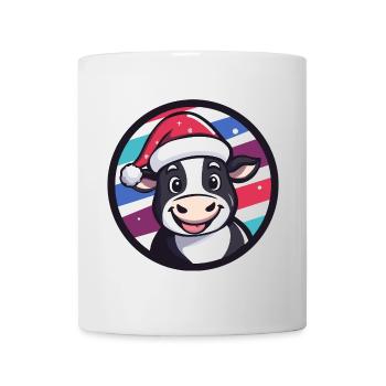 Kuh Weihnachten Christmas - Tasse - Weiß - Vorne