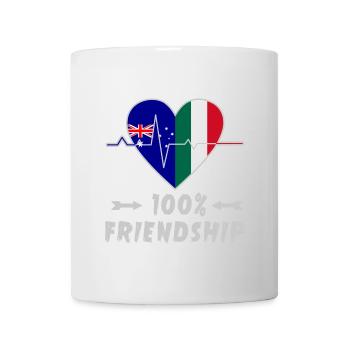 L'Australie et l'Italie : amitié à 100 % - Mug blanc - blanc - Devant