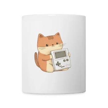 Geek cat - Mug blanc - blanc - Devant
