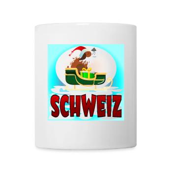 NOËL SAINT-BERNARD - CHIEN SUISSE - Mug blanc - blanc - Devant