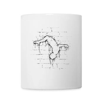Urban Graffiti Street Art Flip Parkour Freerunner - Mug blanc - blanc - Devant