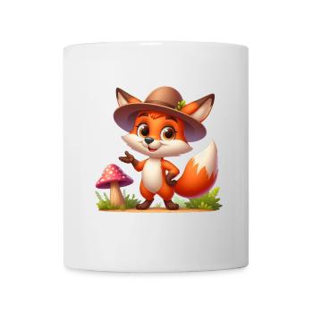 Fuchs Herbst 9 - Tasse - Weiß - Vorne