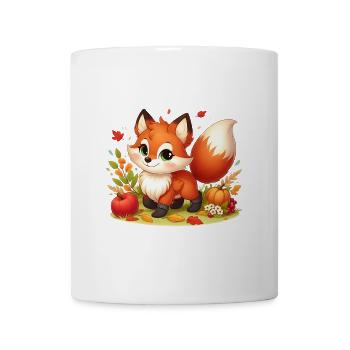 Fuchs Herbst - Tasse - Weiß - Vorne