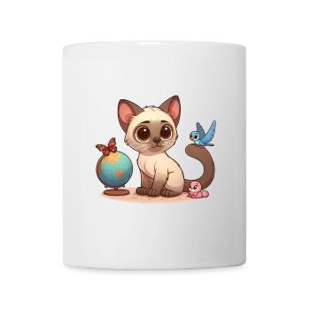 siamois 3 - Mug blanc - blanc - Devant