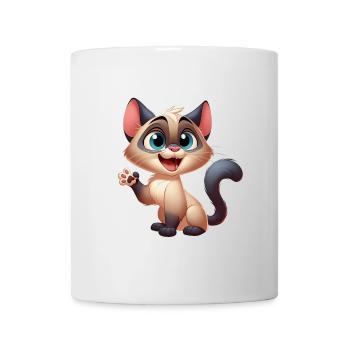 siamois 13 - Mug blanc - blanc - Devant