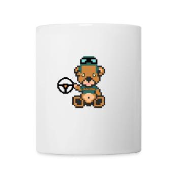 Pixel Bear Racing - Mug blanc - blanc - Devant