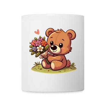 teddy bear 4 - Mug blanc - blanc - Devant