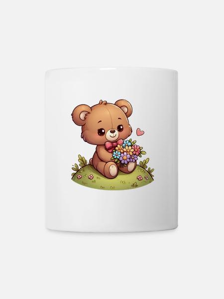 Teddybär 6 - Tasse - Weiß