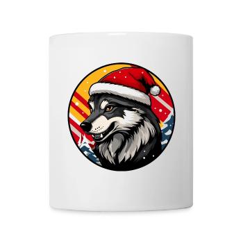 Wolf Weihnachten Christmas - Mug - white - Front
