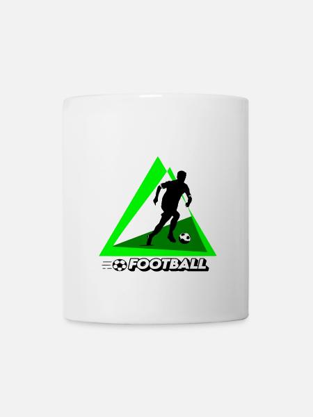 Football - Mug blanc - blanc