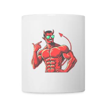 Teuflisch gut aussehen - Tasse - Weiß - Vorne