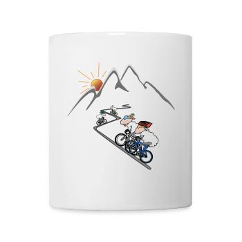 Radsport - Tasse - Weiß - Vorne