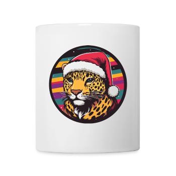 Leopard Weihnachten Christmas - Mug - white - Front