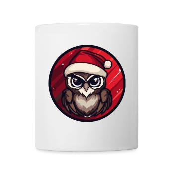 Hibou Noël Noël - Mug blanc - blanc - Devant