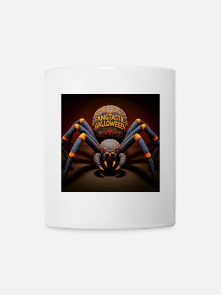 Fangtastic Arachnide d’Halloween - Mug blanc - blanc