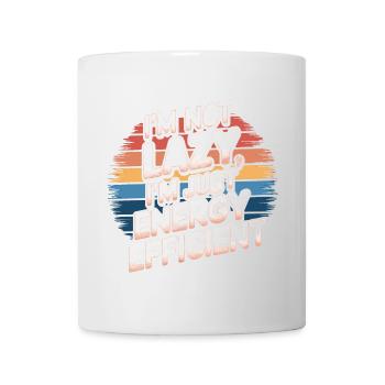 Energische Anti-Faulheit-Illustration - Tasse - Weiß - Vorne